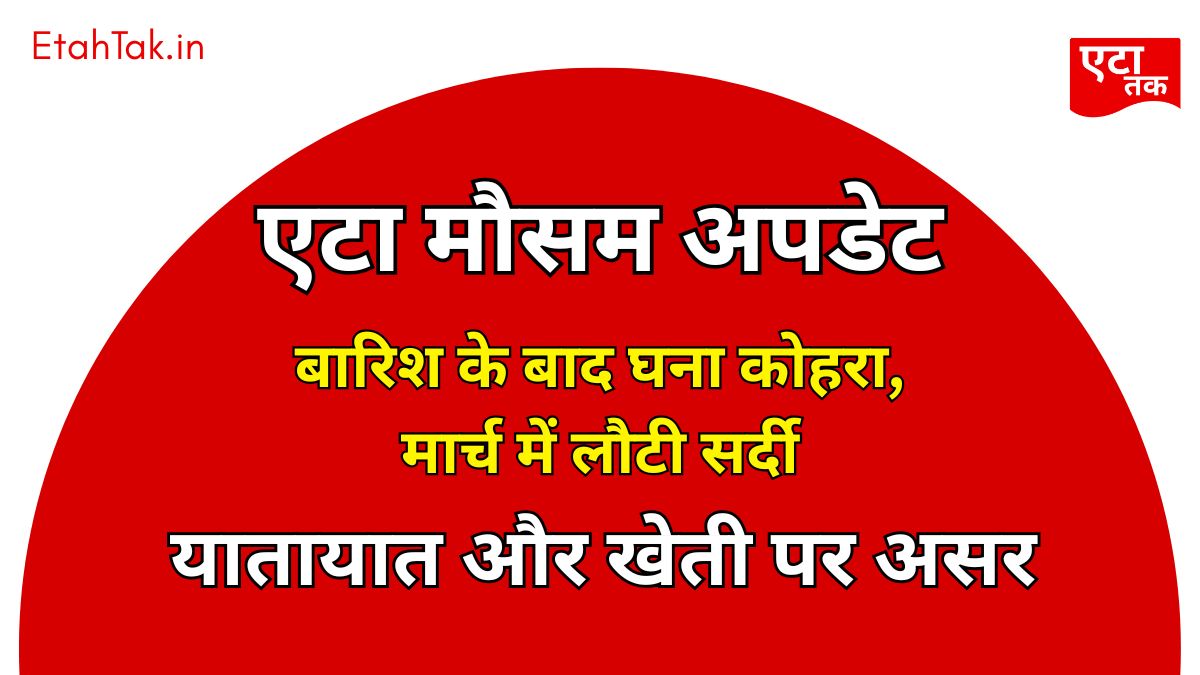 Etah Mausam Update