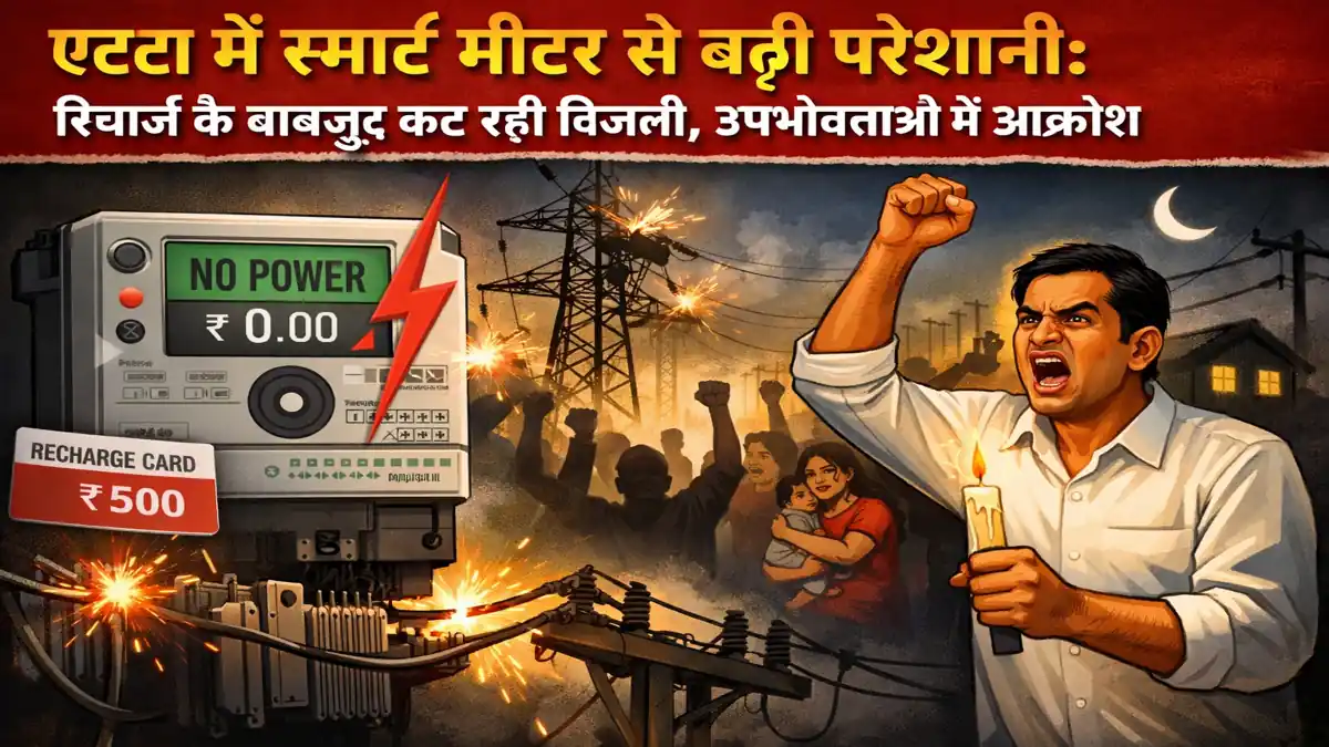 Etah Me Smart Meter se badi pareshani