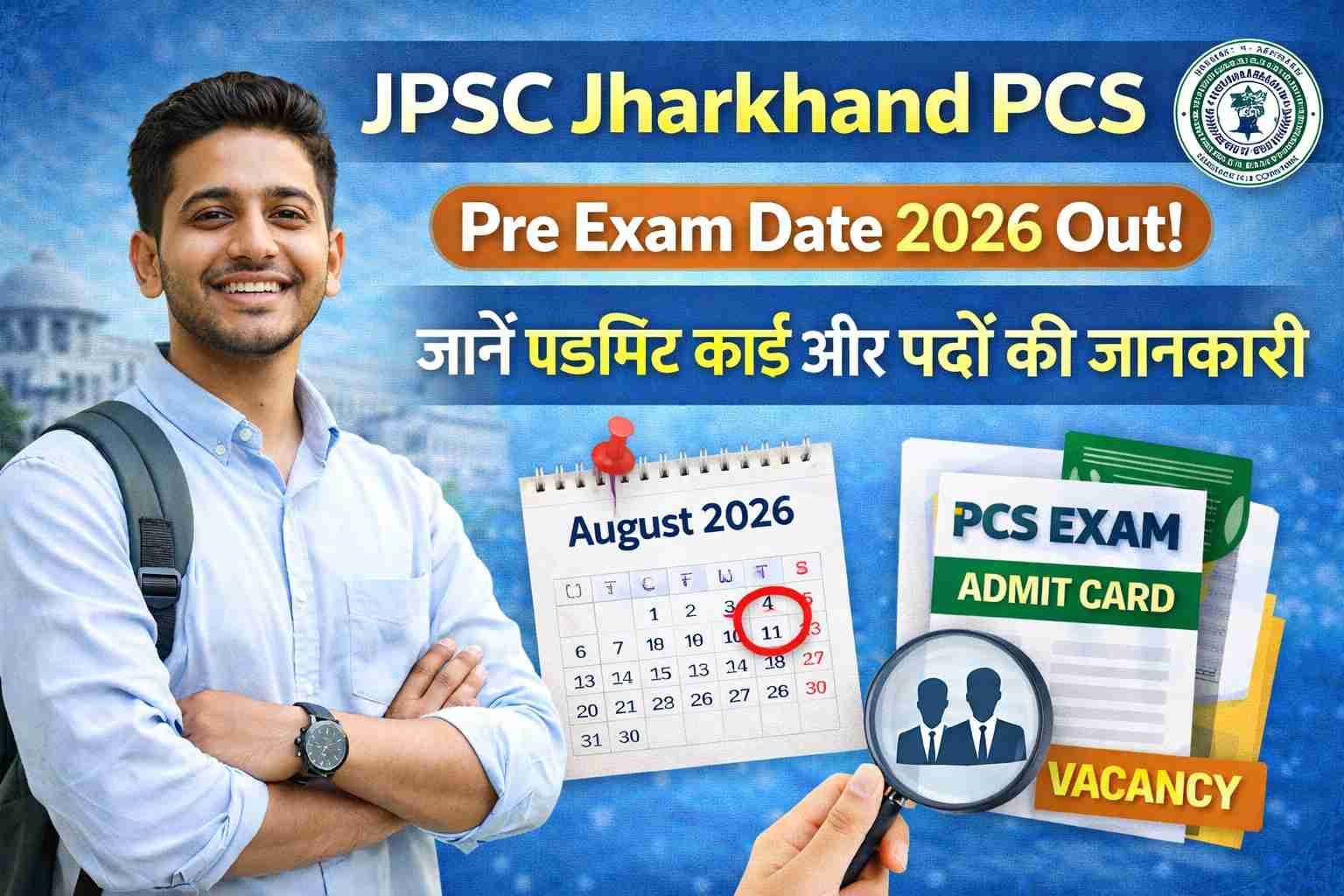 JPSC Jharkhand PCS Pre Exam Date 2026