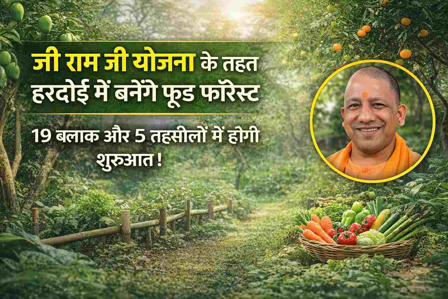 Ji Ram Ji Yojana Hardoi Mein Banenge Food Forest