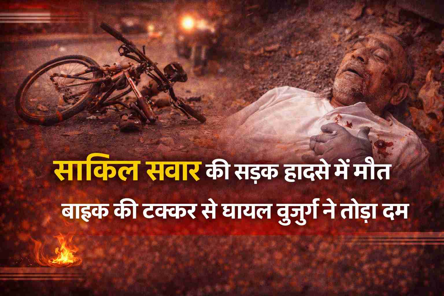 Aliganj Mein Cycle Sawar Ki Sadak Haadse Mein Maut