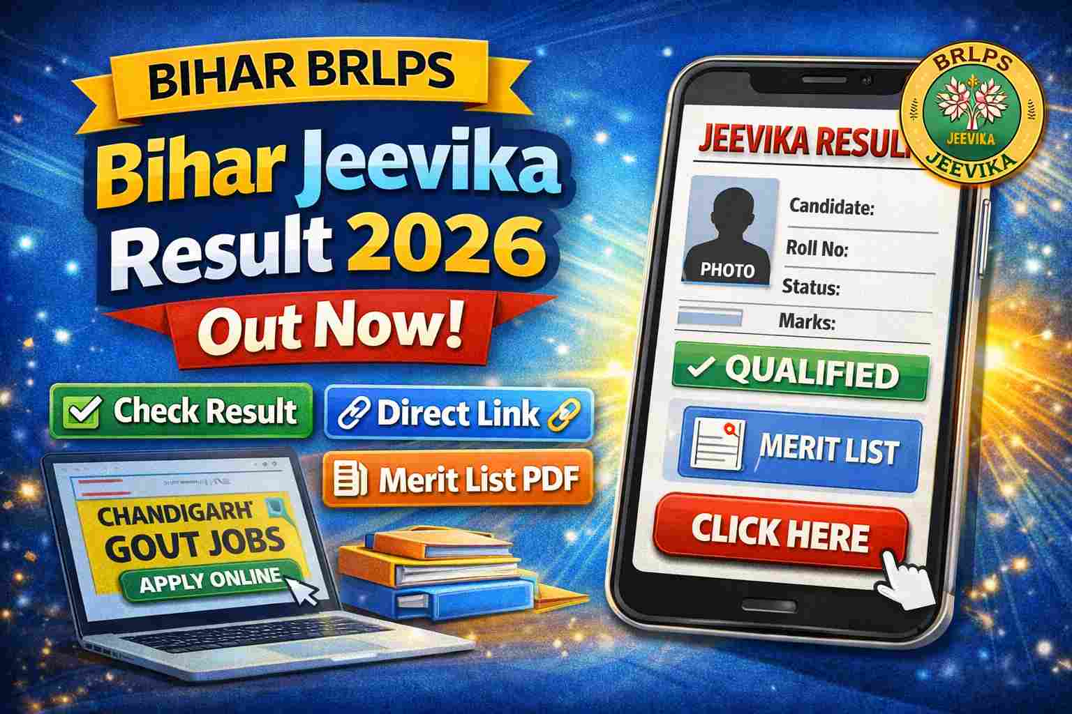 Bihar BRLPS Jeevika Result 2026 Out Now Check Direct Link