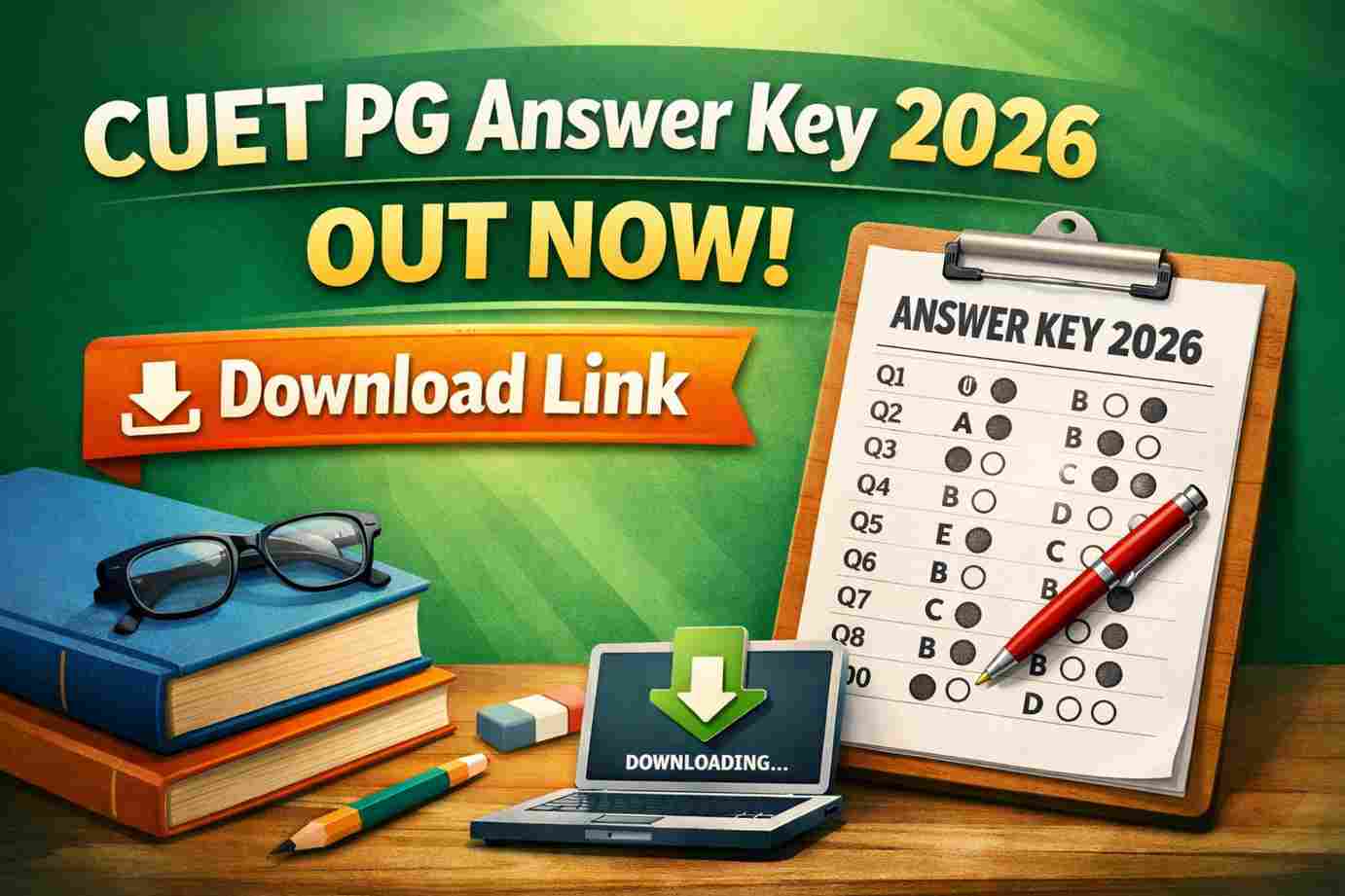 CUET PG Answer Key 2026 Out Now Download Link