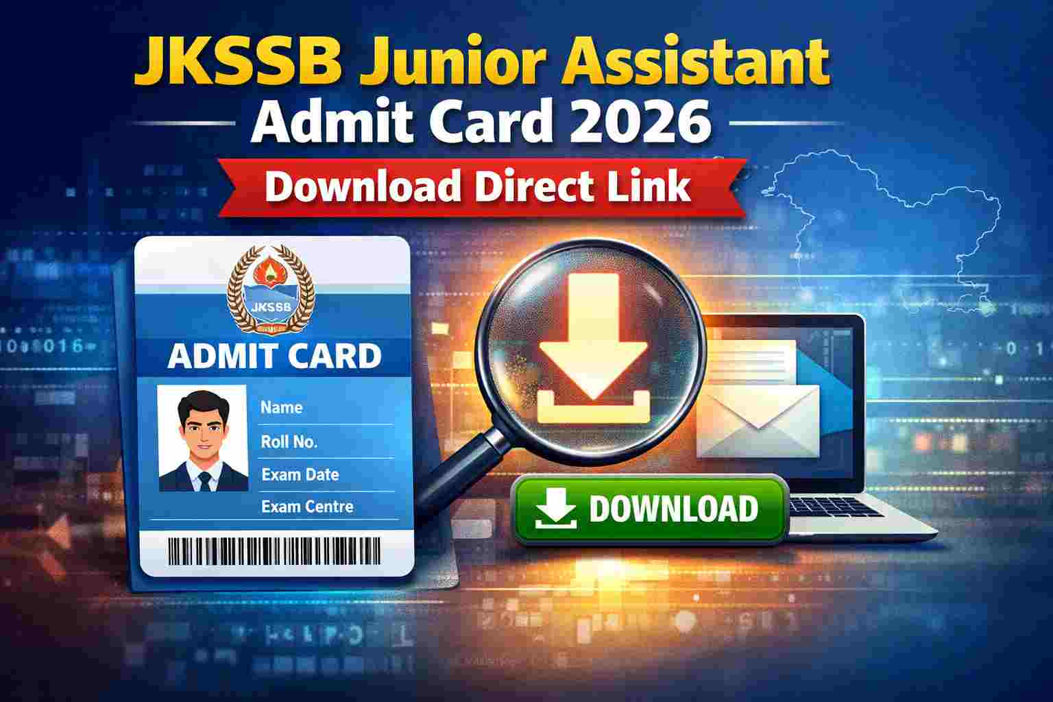JKSSB Junior Assistant Admit Card 2026 Download Direct Link