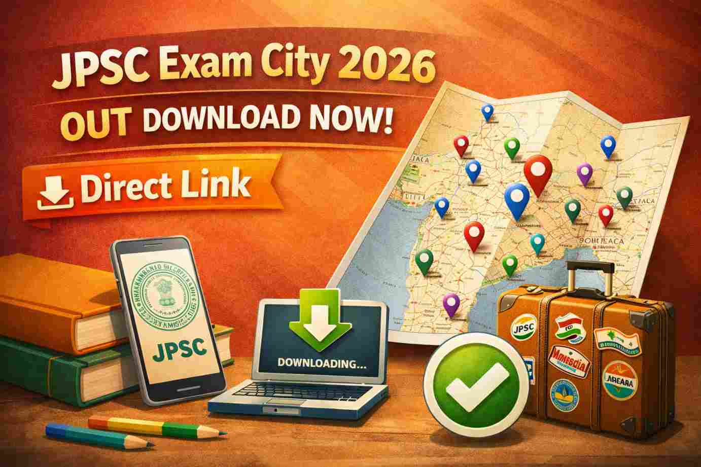JPSC Exam City 2026 Out Download Now Direct Link