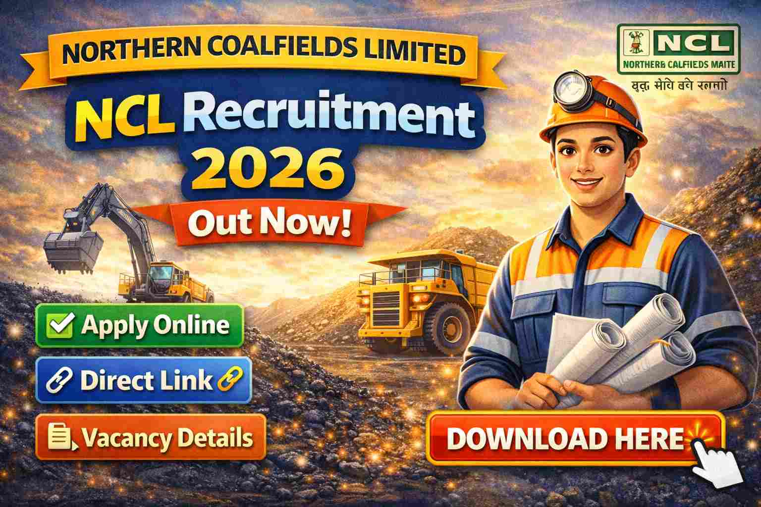 NCL Recruitment 2026 Out Apply Online Direct Link