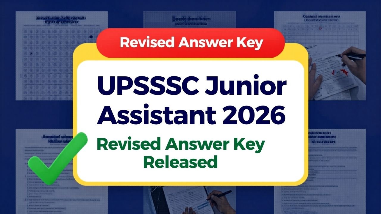 UPSSSC Junior Assistant Revised Answer Key 2026