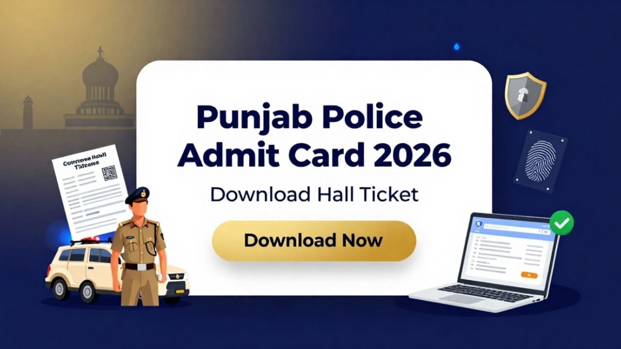 Punjab Police Admit Card 2026 Out at punjabpolice.gov.in Download