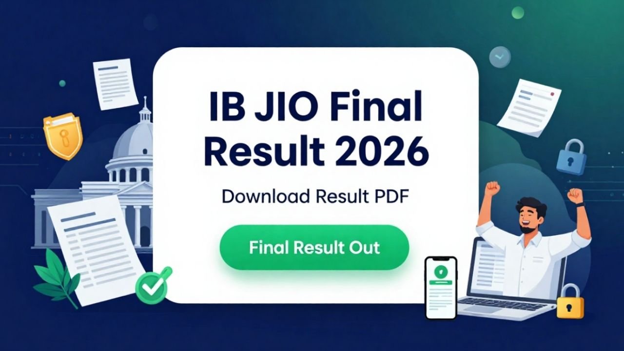 IB JIO Final Result 2026 Out Download