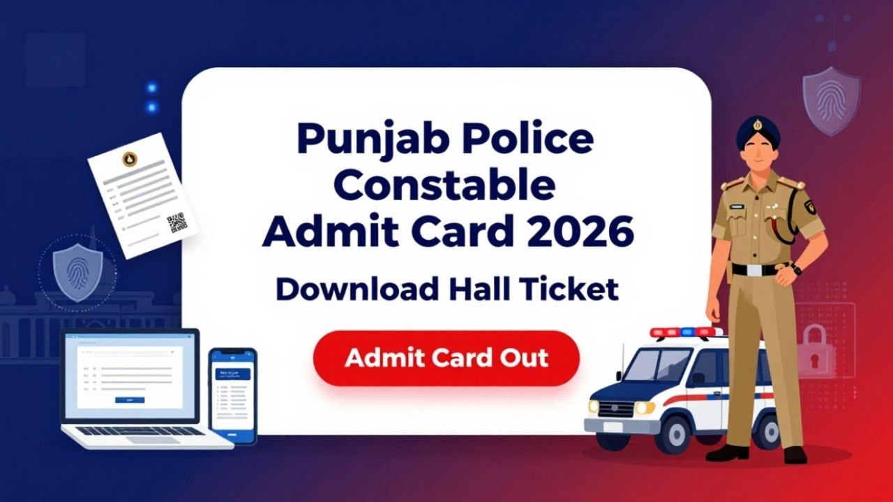 Punjab Police Constable Admit Card 2026 Out Download Hall Ticket