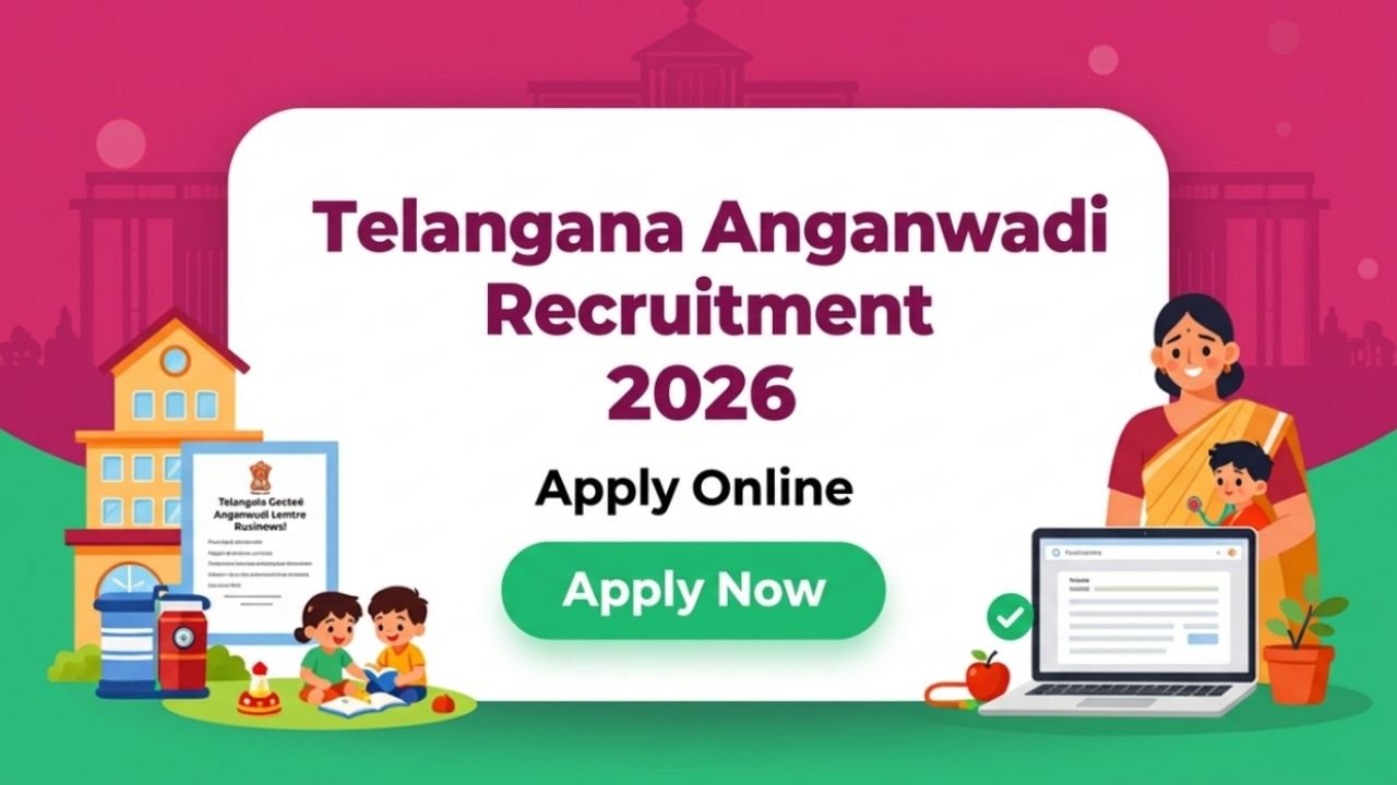 Telangana Anganwadi Recruitment 2026 Apply Online
