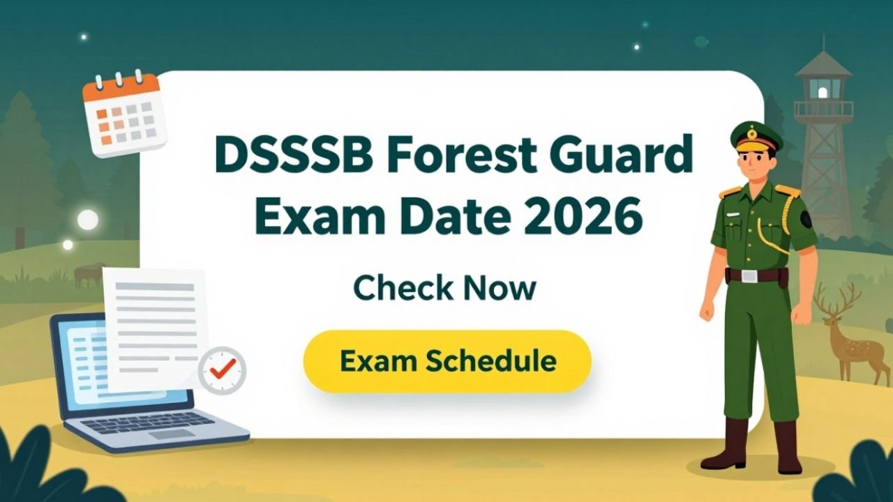 DSSSB Forest Guard Exam Date 2026 Check Now