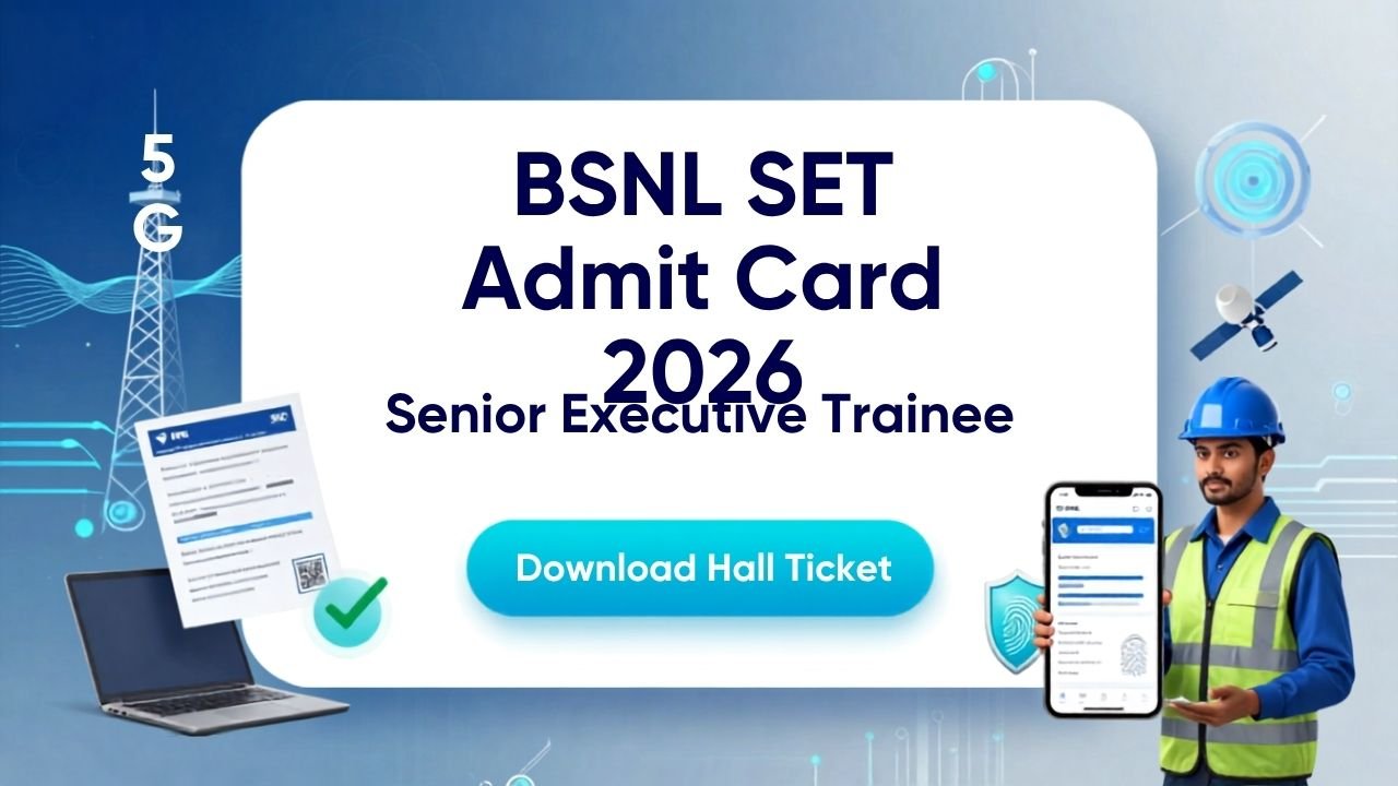 BSNL SET Admit Card 2026