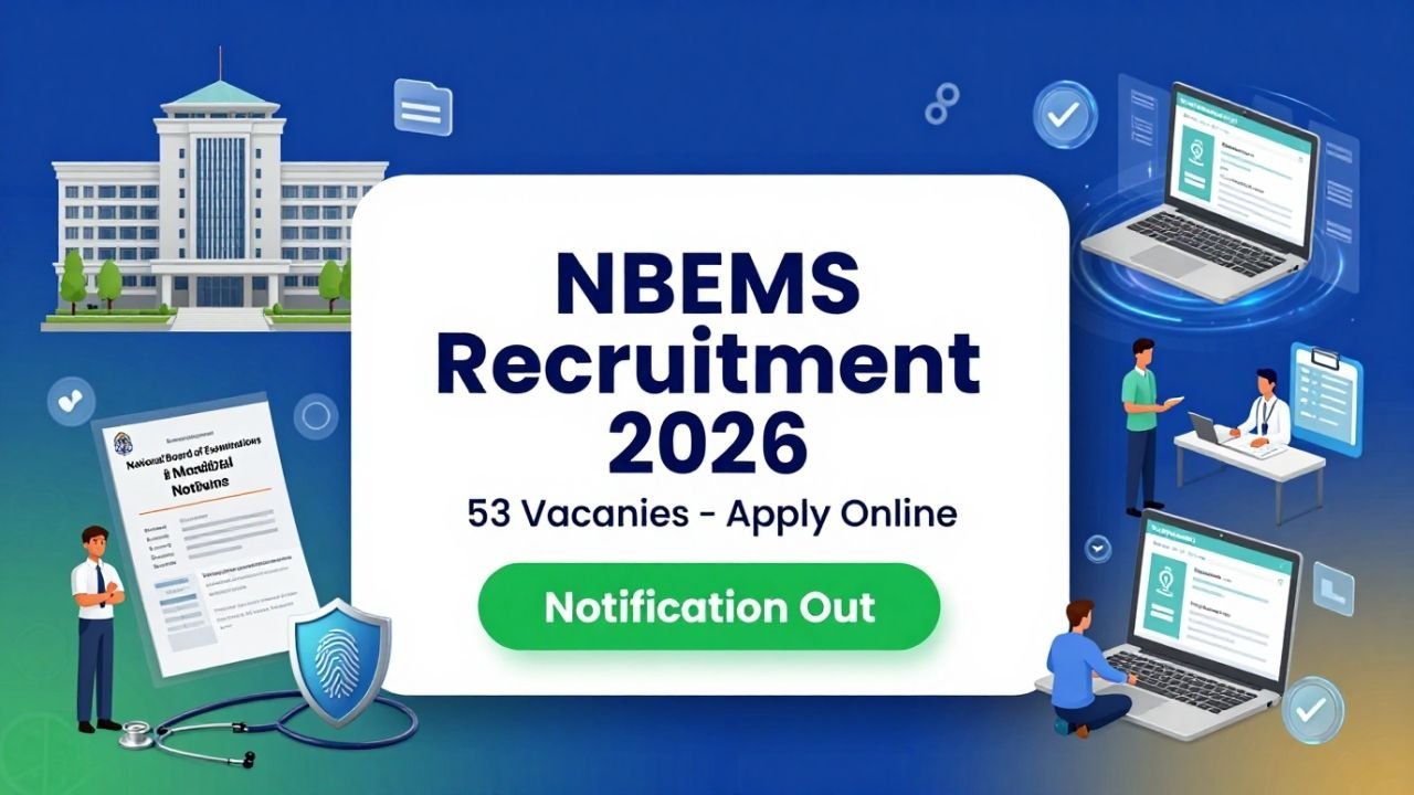 NBEMS Recruitment 2026