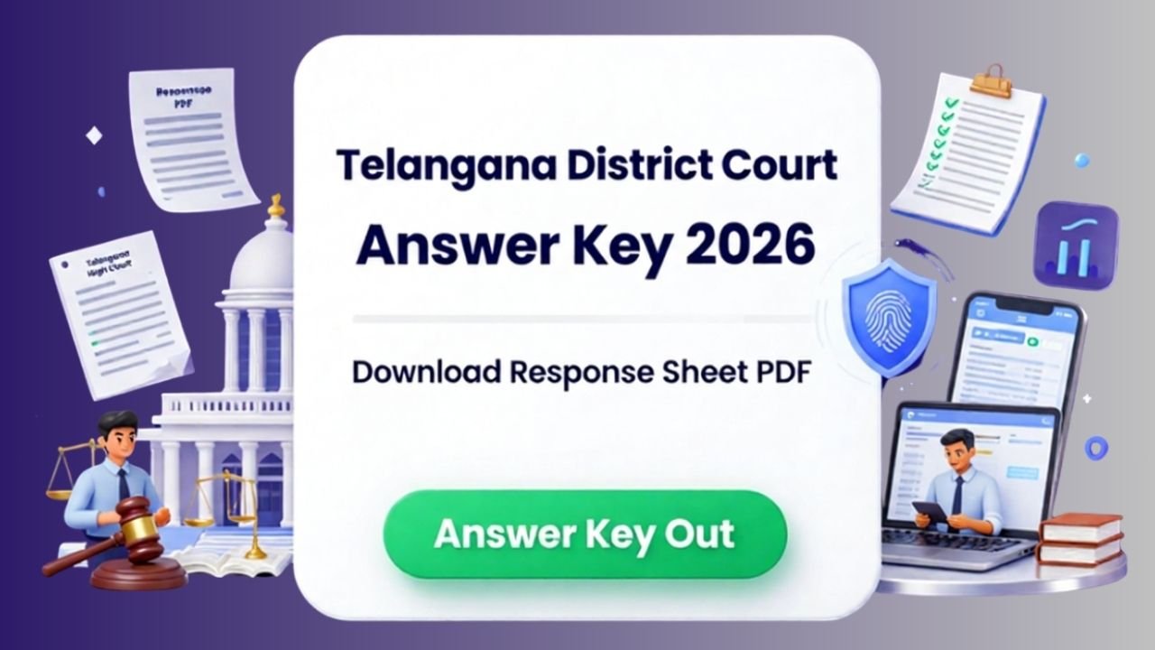 Telangana District Court Answer Key 2026