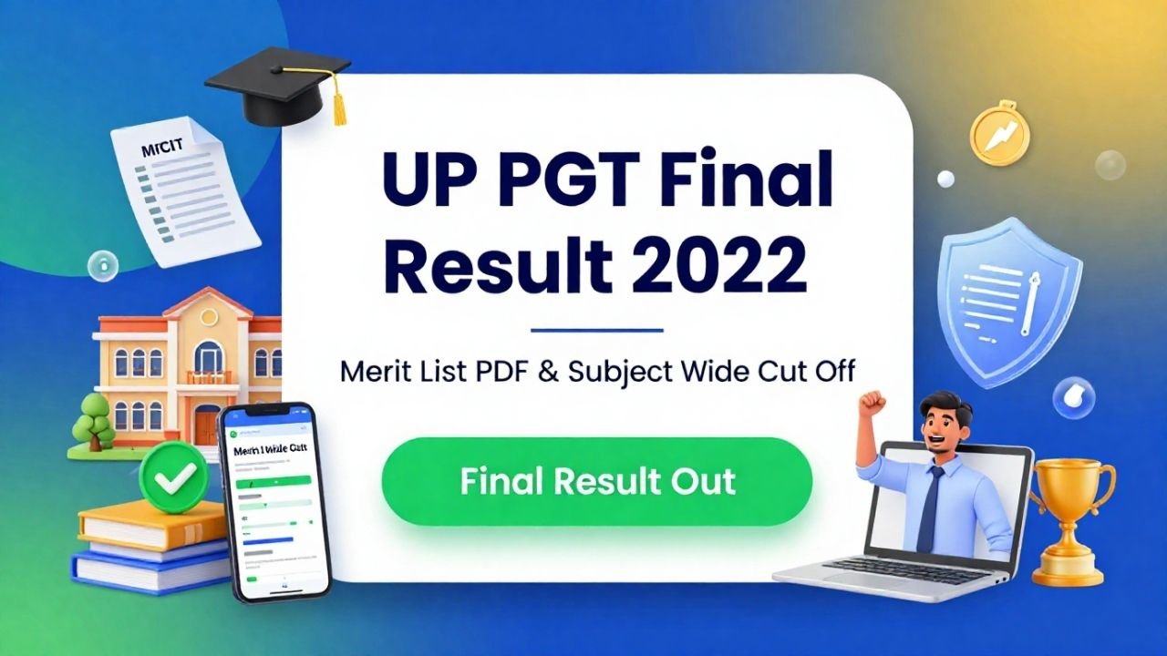 UP PGT Final Result 2022