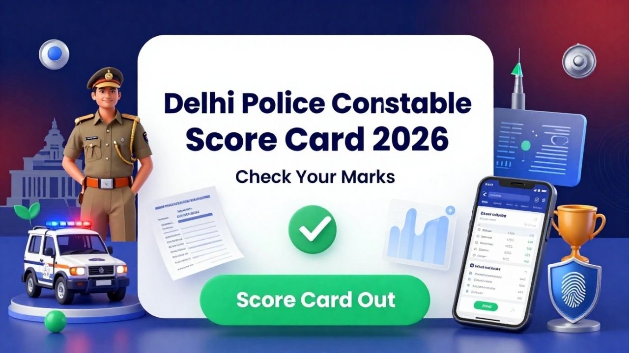 Delhi Police Constable Score Card 2026