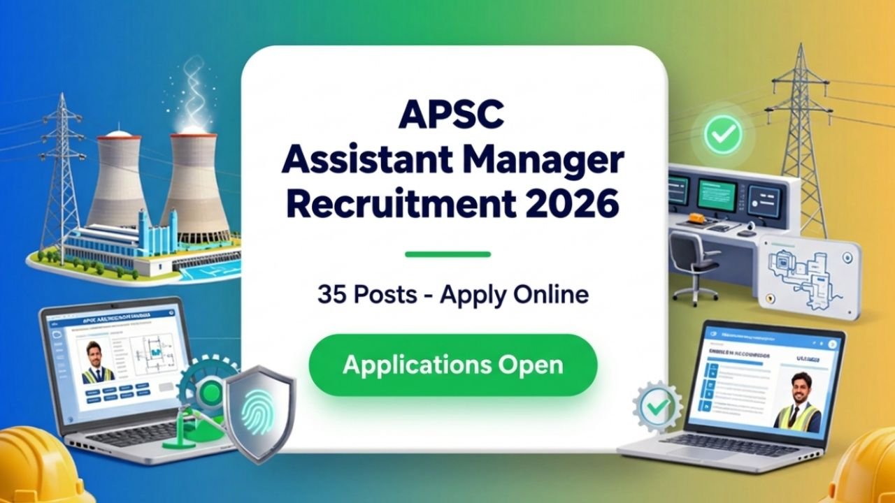 APSC Assistant Manager Recruitment 2026