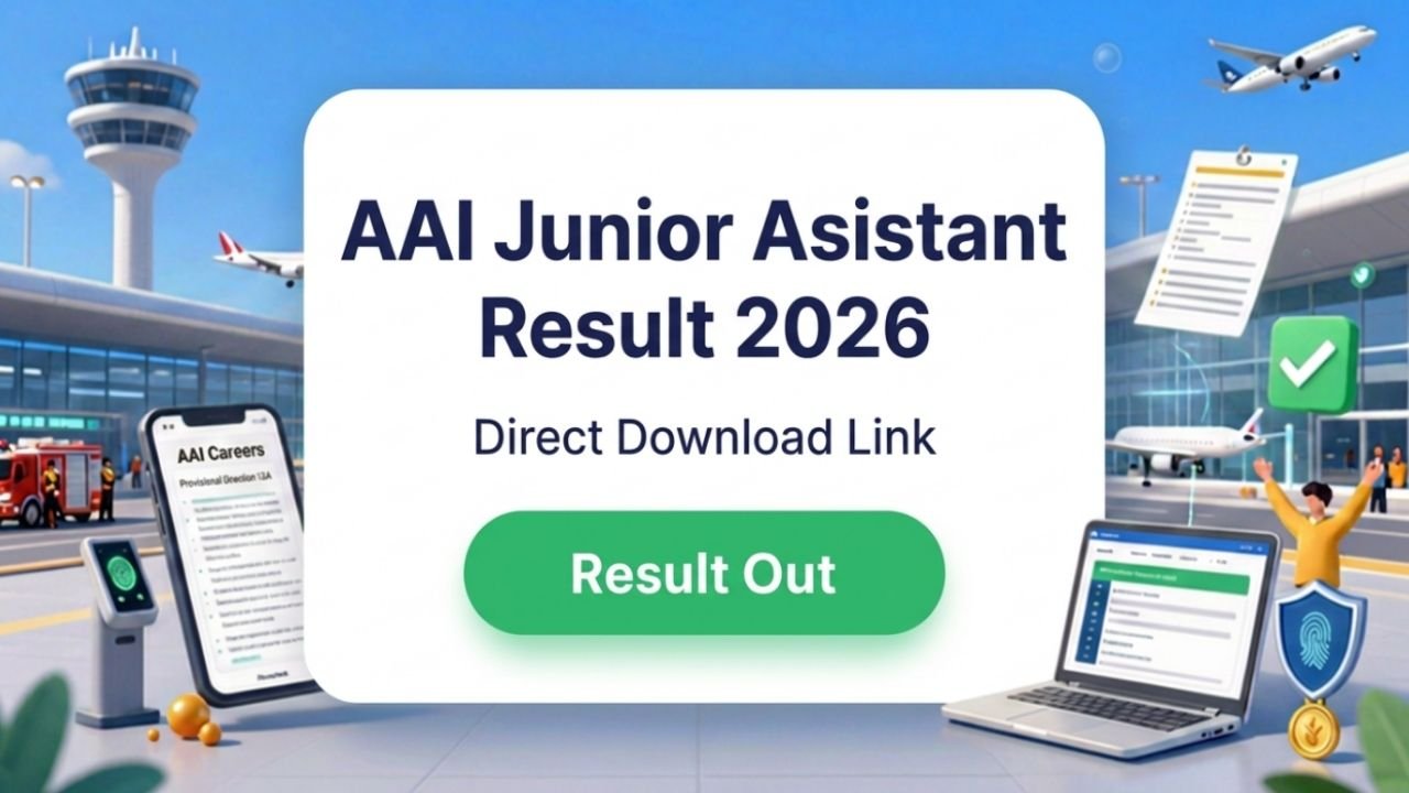 AAI Junior Assistant Result 2026