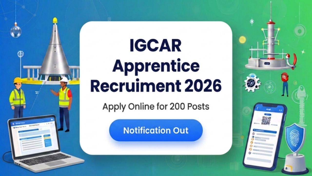 IGCAR Apprentice Recruitment 2026