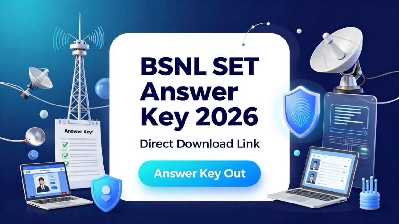 BSNL SET Answer Key 2026