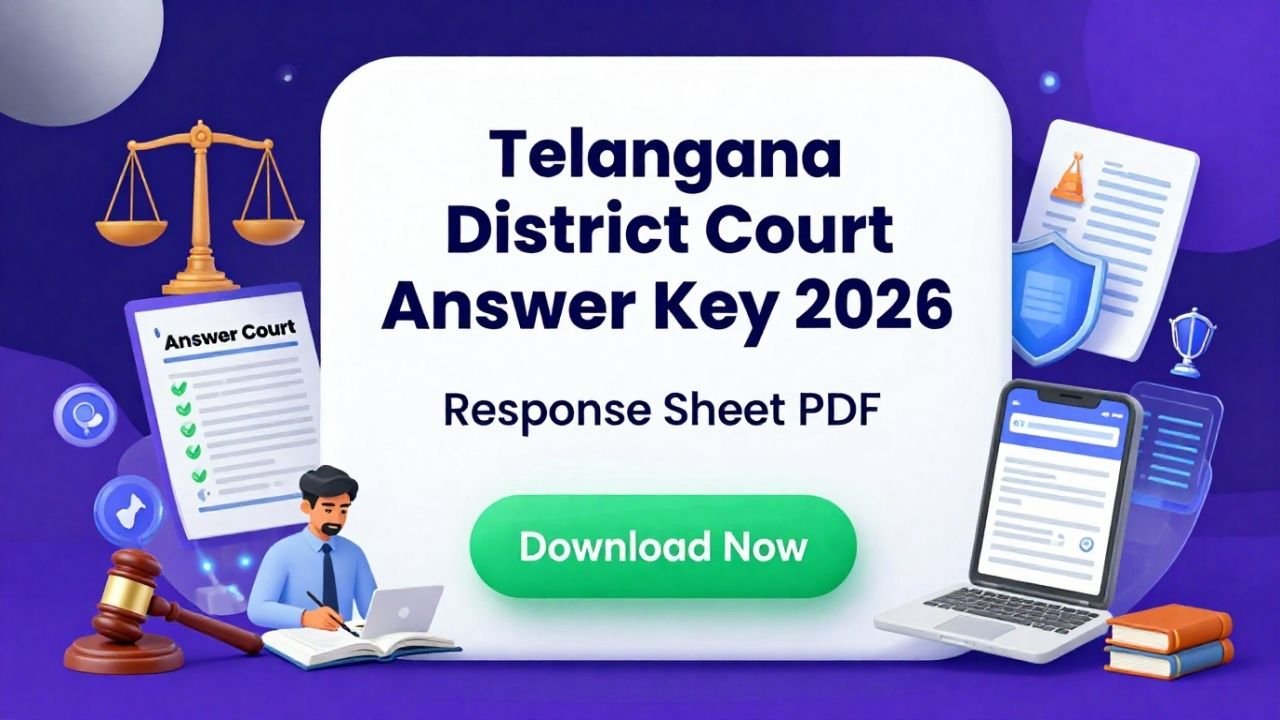 Telangana District Court Answer Key 2026