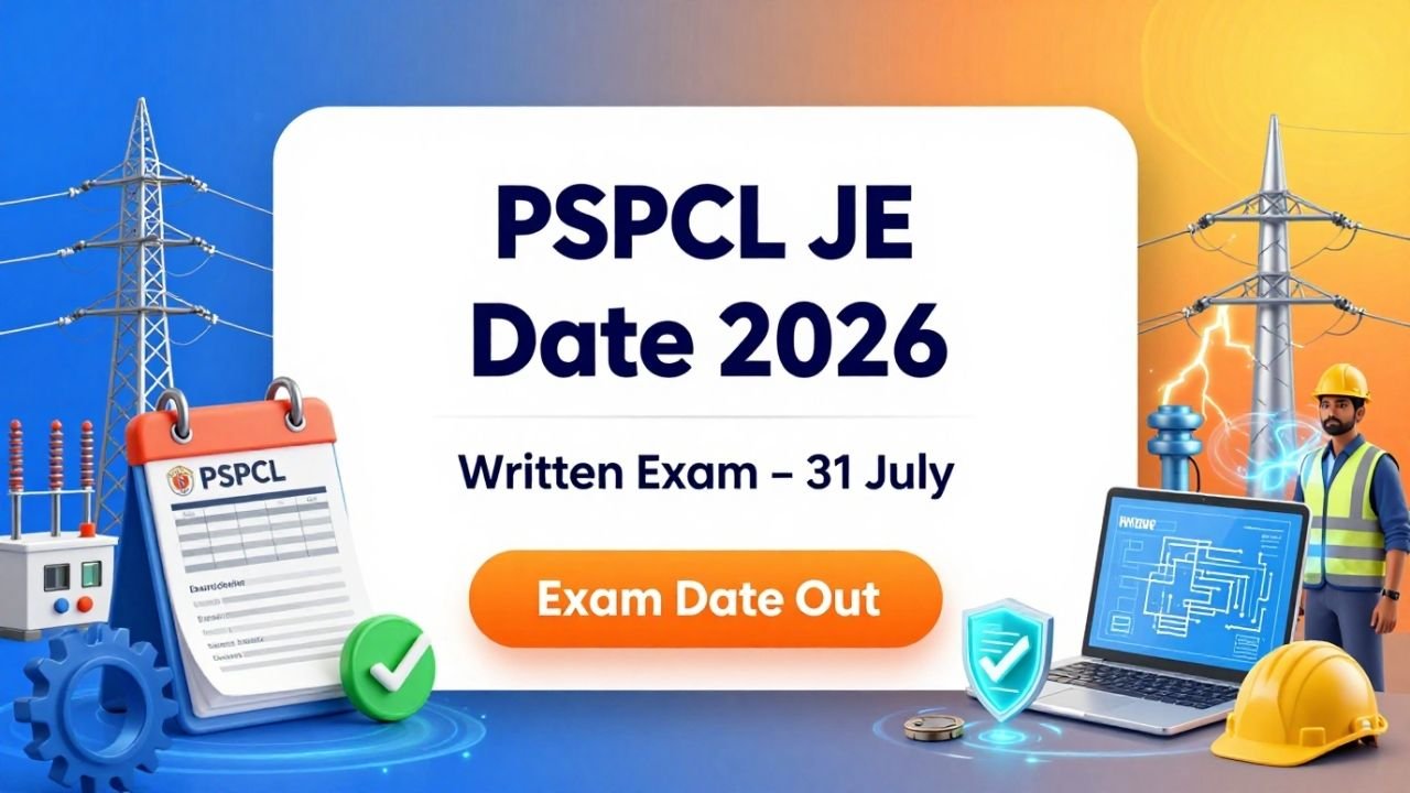 PSPCL JE Exam Date 2026