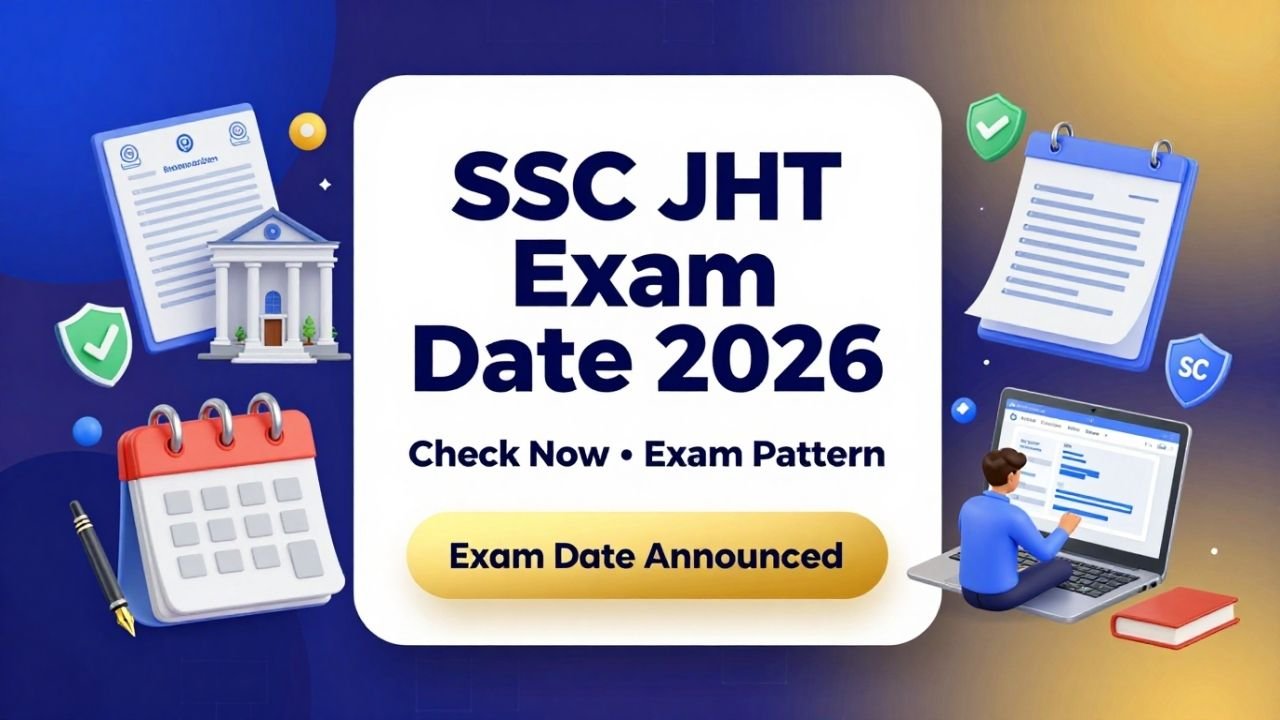 SSC JHT Exam Date 2026