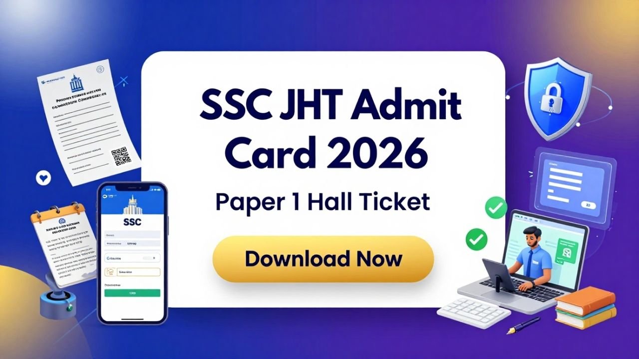 SSC JHT Admit Card 2026