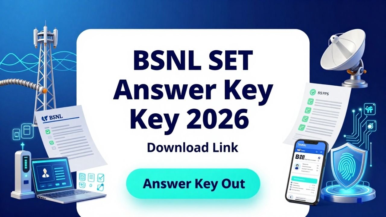 BSNL SET Answer Key 2026