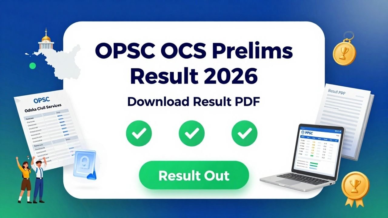 OPSC OCS Prelims Result 2026