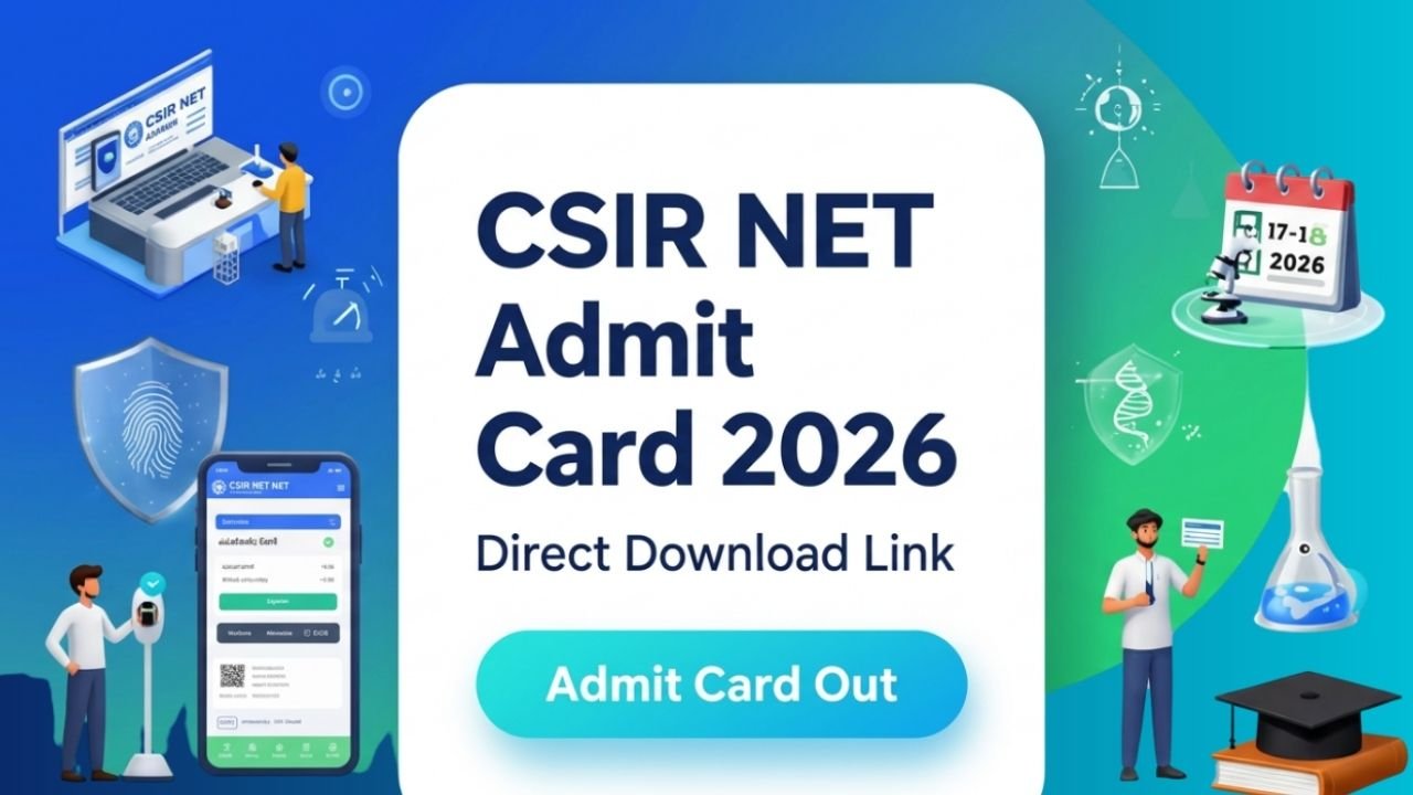 CSIR NET Admit Card 2026