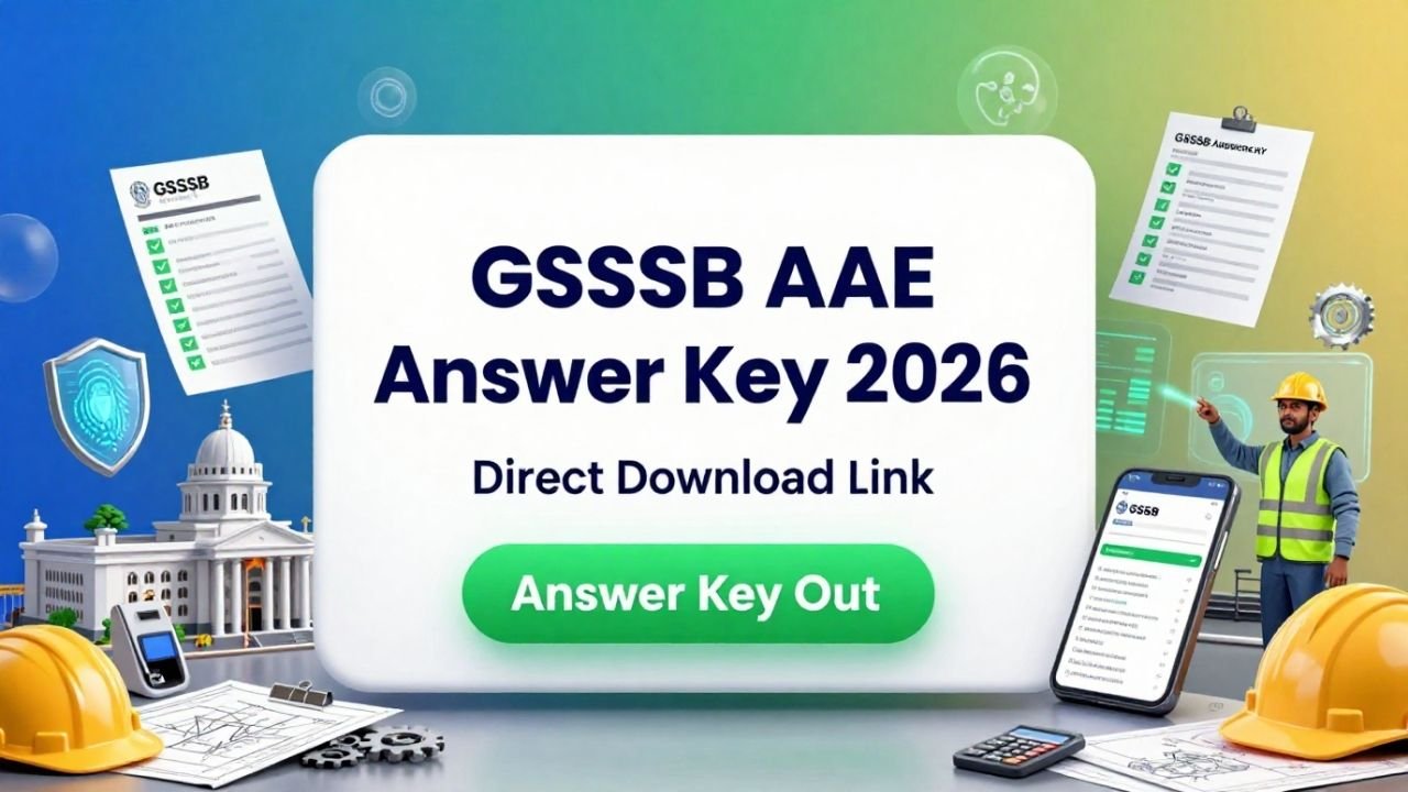 GSSSB AAE Answer Key 2026