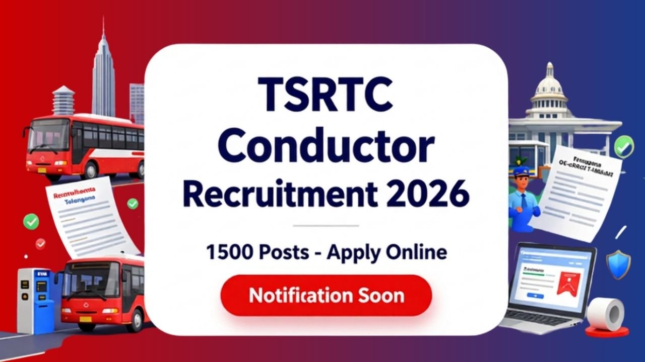 TSRTC Conductor Notification 2026