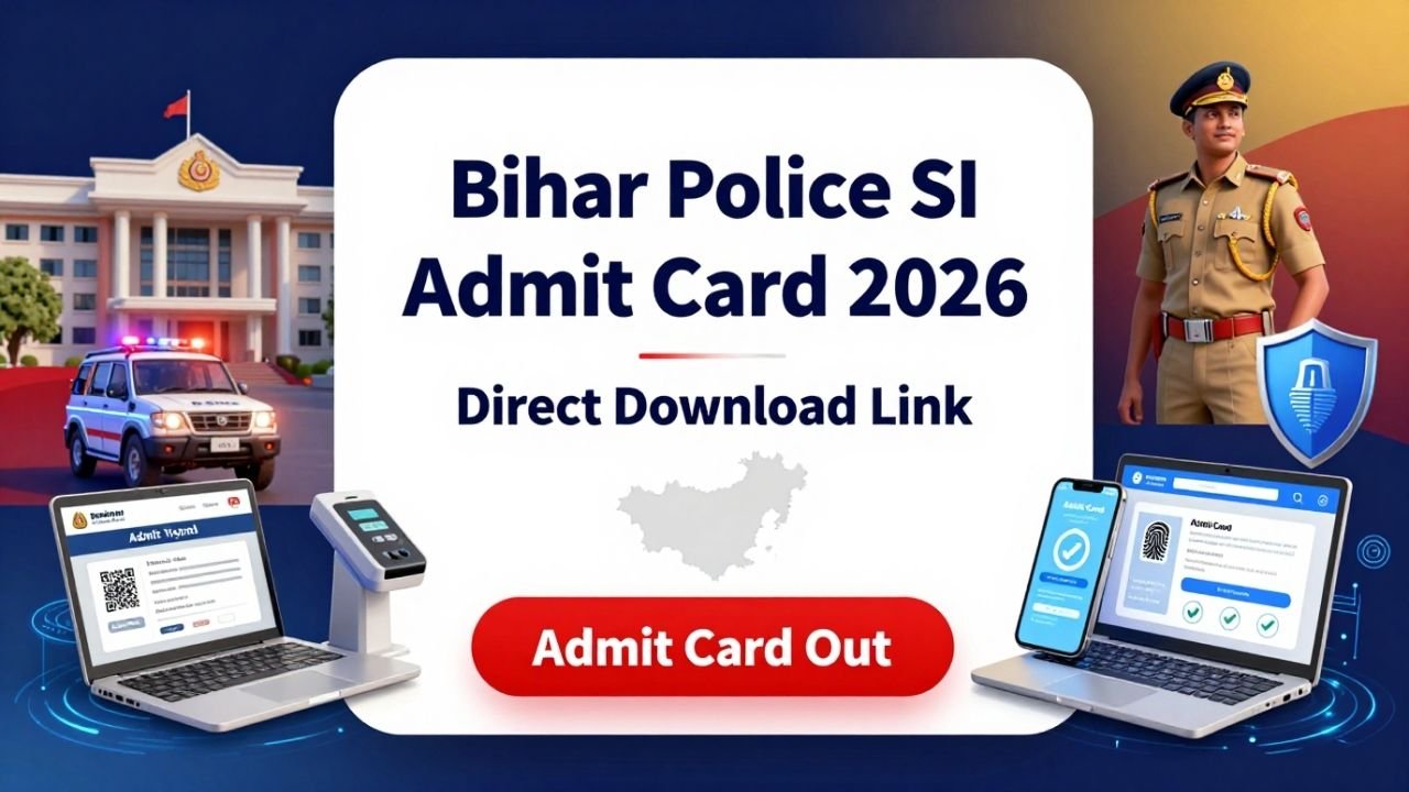 Bihar Police SI Admit Card 2026
