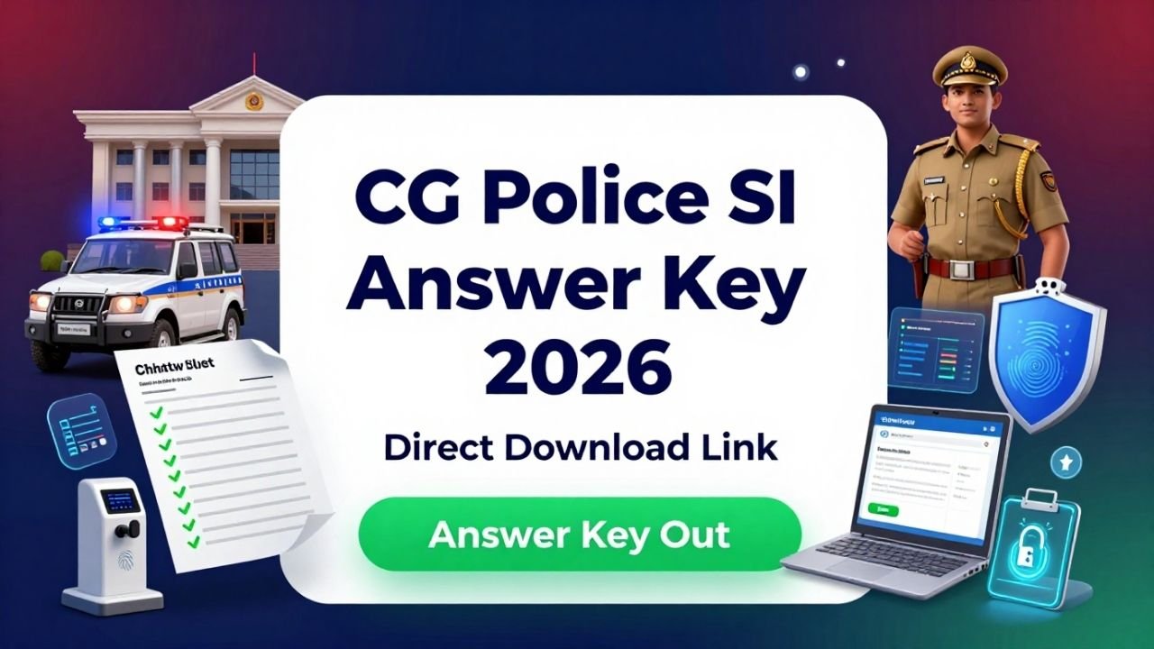 CG Police SI Answer Key 2026