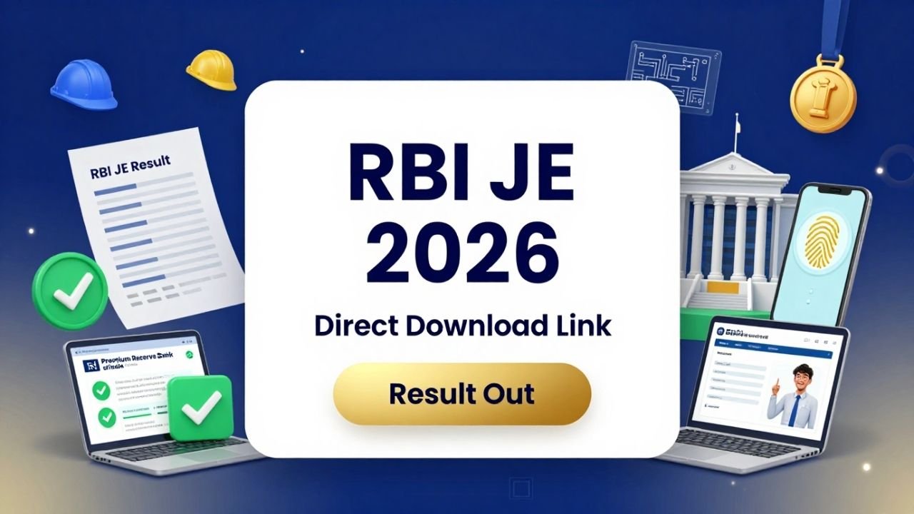 RBI JE Result 2026