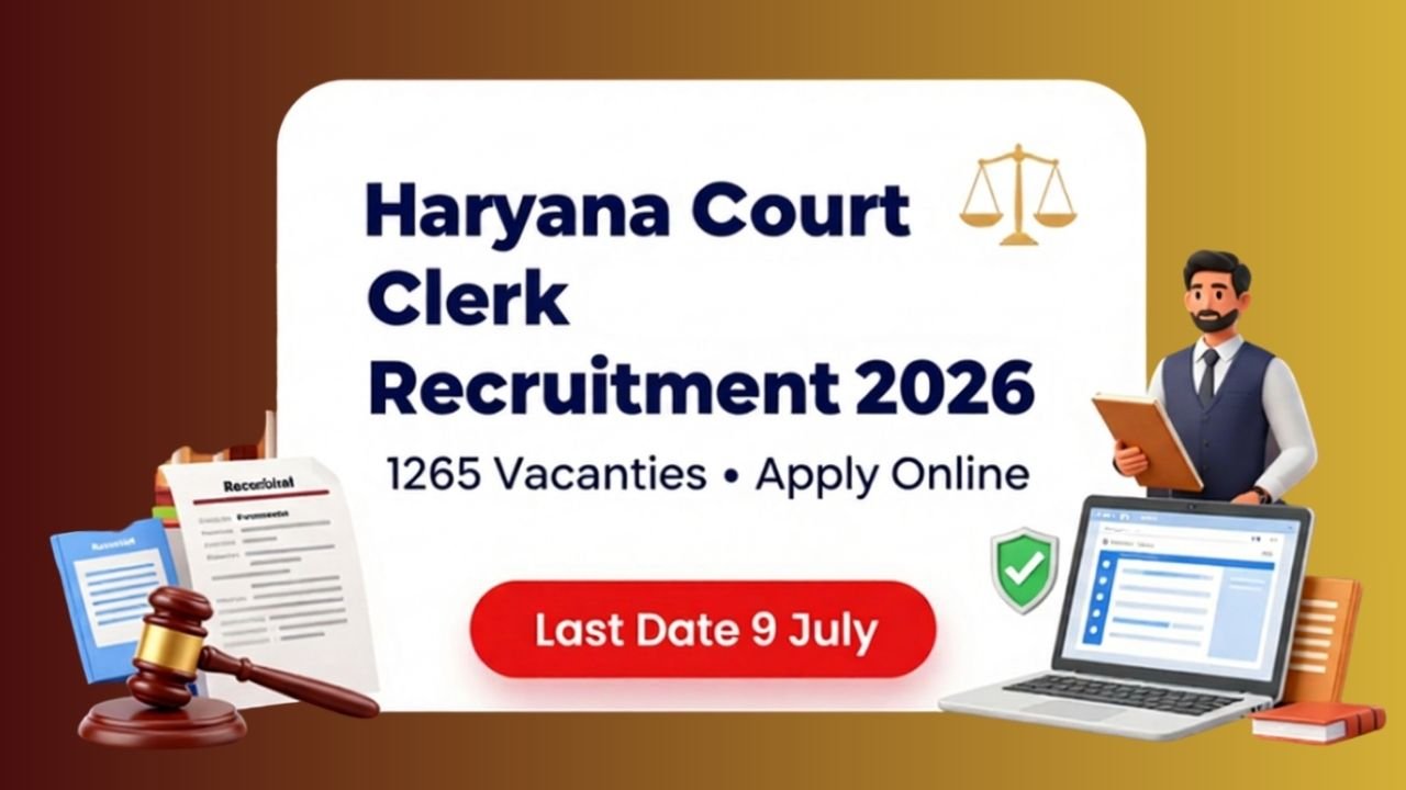 Haryana Court Clerk Recruitment 2026