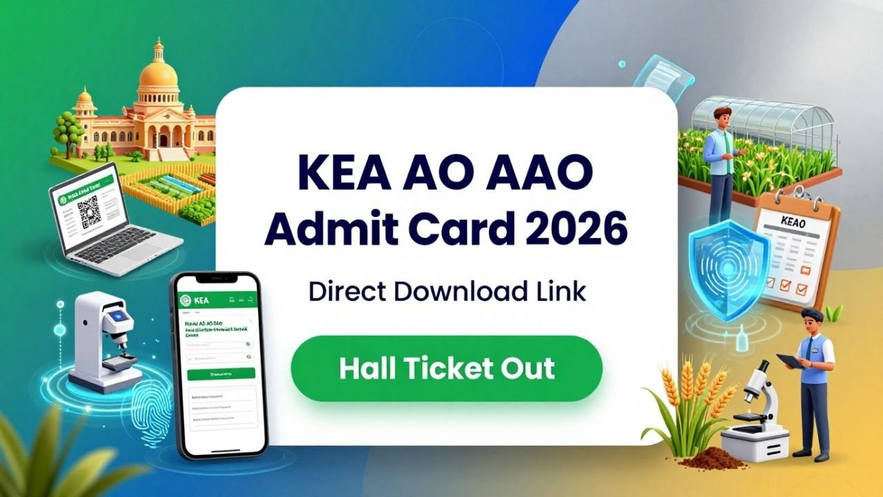 KEA AO AAO Admit Card 2026