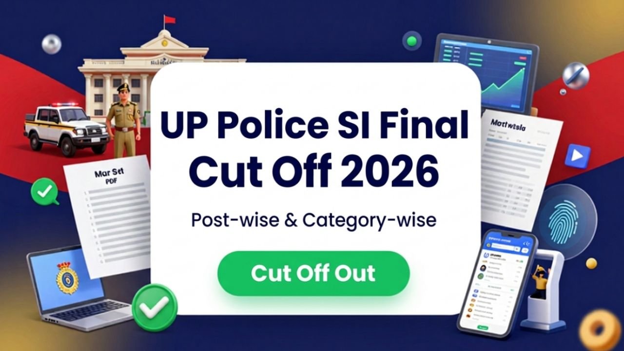 UP Police SI Final Cut Off 2026