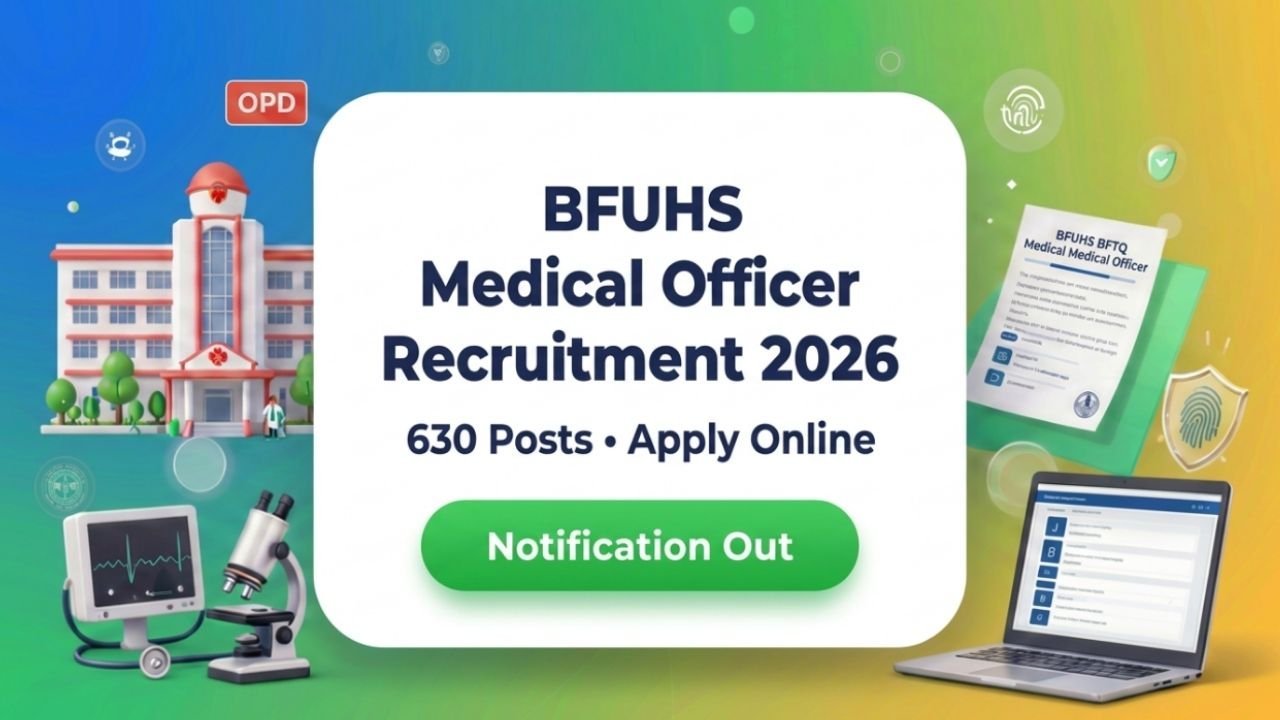BFUHS Medical Officer Recruitment 2026