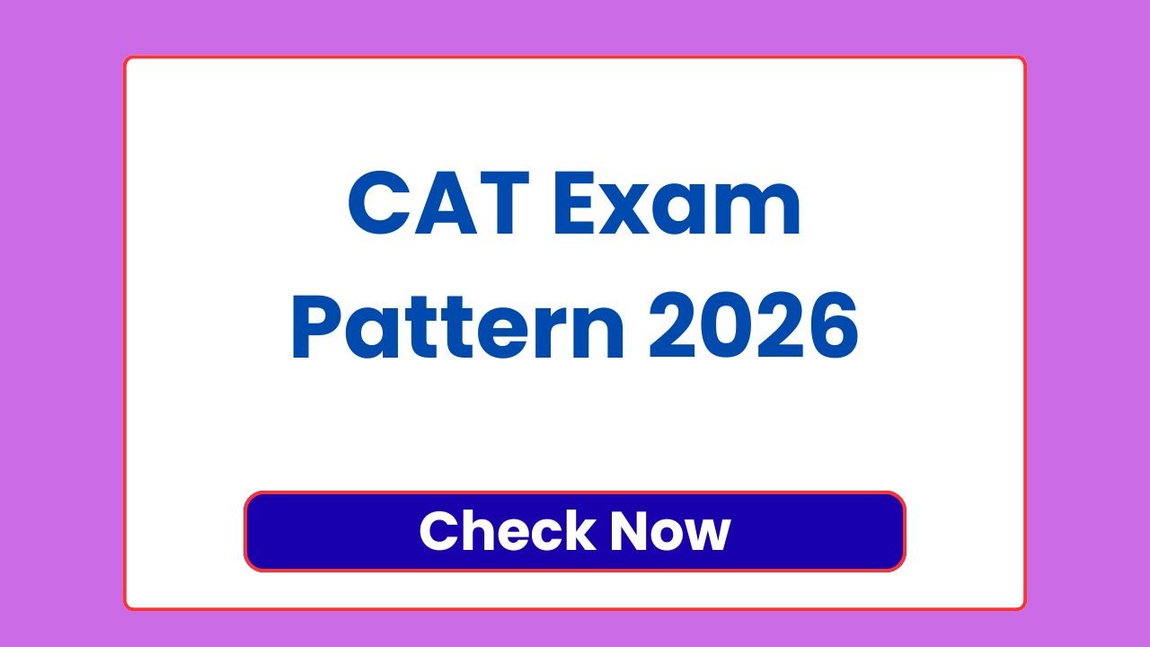 CAT Exam Pattern 2026