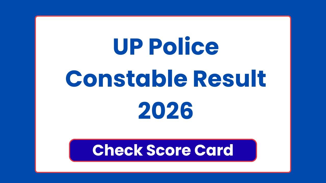UP Police Constable Result 2026