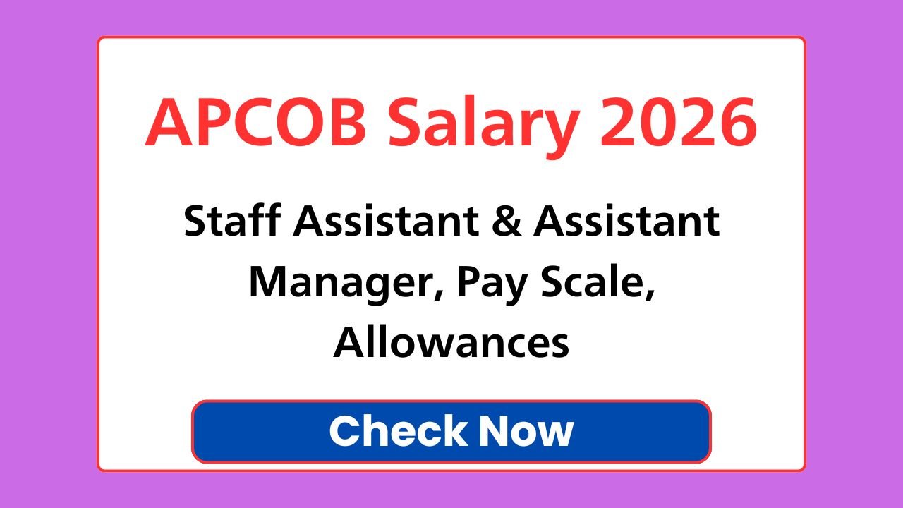 APCOB Salary 2026