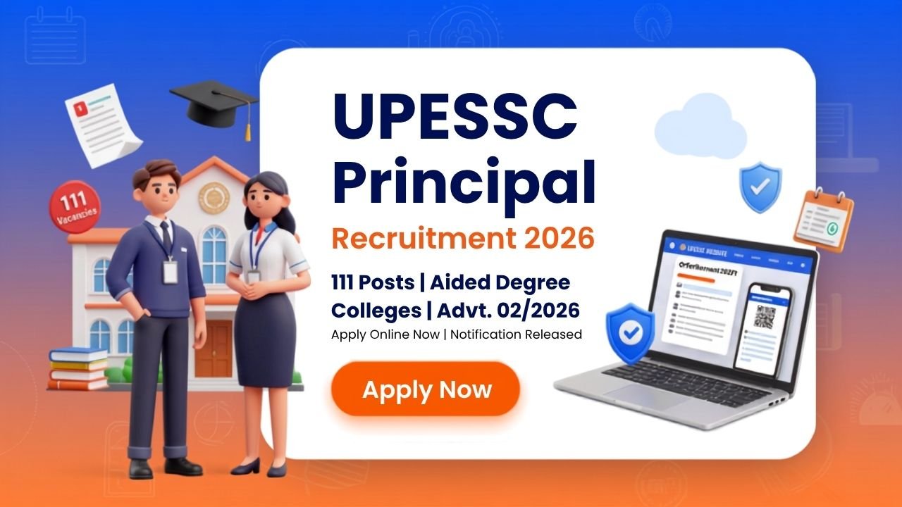 UPESSC Principal Recruitment 2026