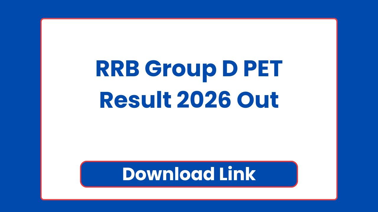 RRB Group D PET Result 2026
