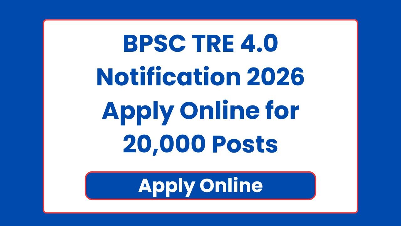 BPSC TRE 4.0 Notification 2026