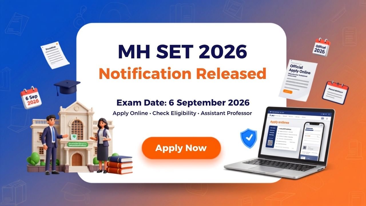 MH SET Notification 2026
