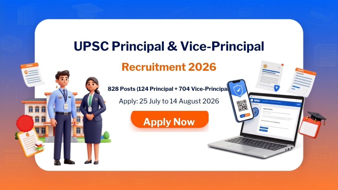 UPSC Principal and Vice-Principal Recruitment 2026