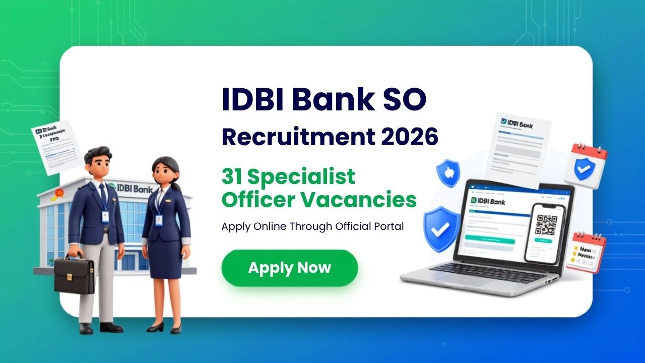 IDBI Bank SO Recruitment 2026